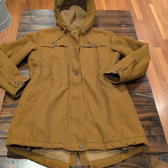 Patagonia Prairie Dawn Insulated Parka Sherpa Lined - Picture 4 of 10